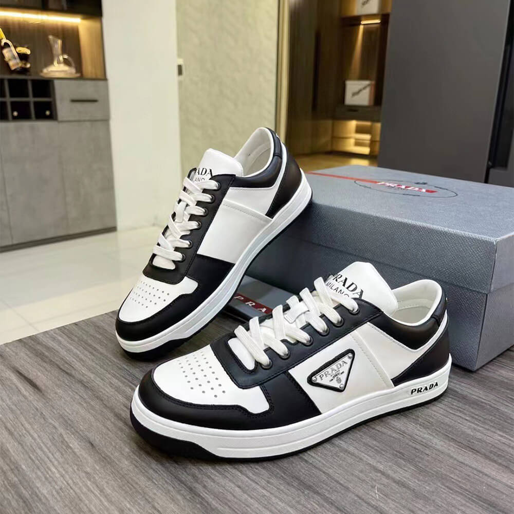 Prada Downtown nappa leather sneakers - Top Club