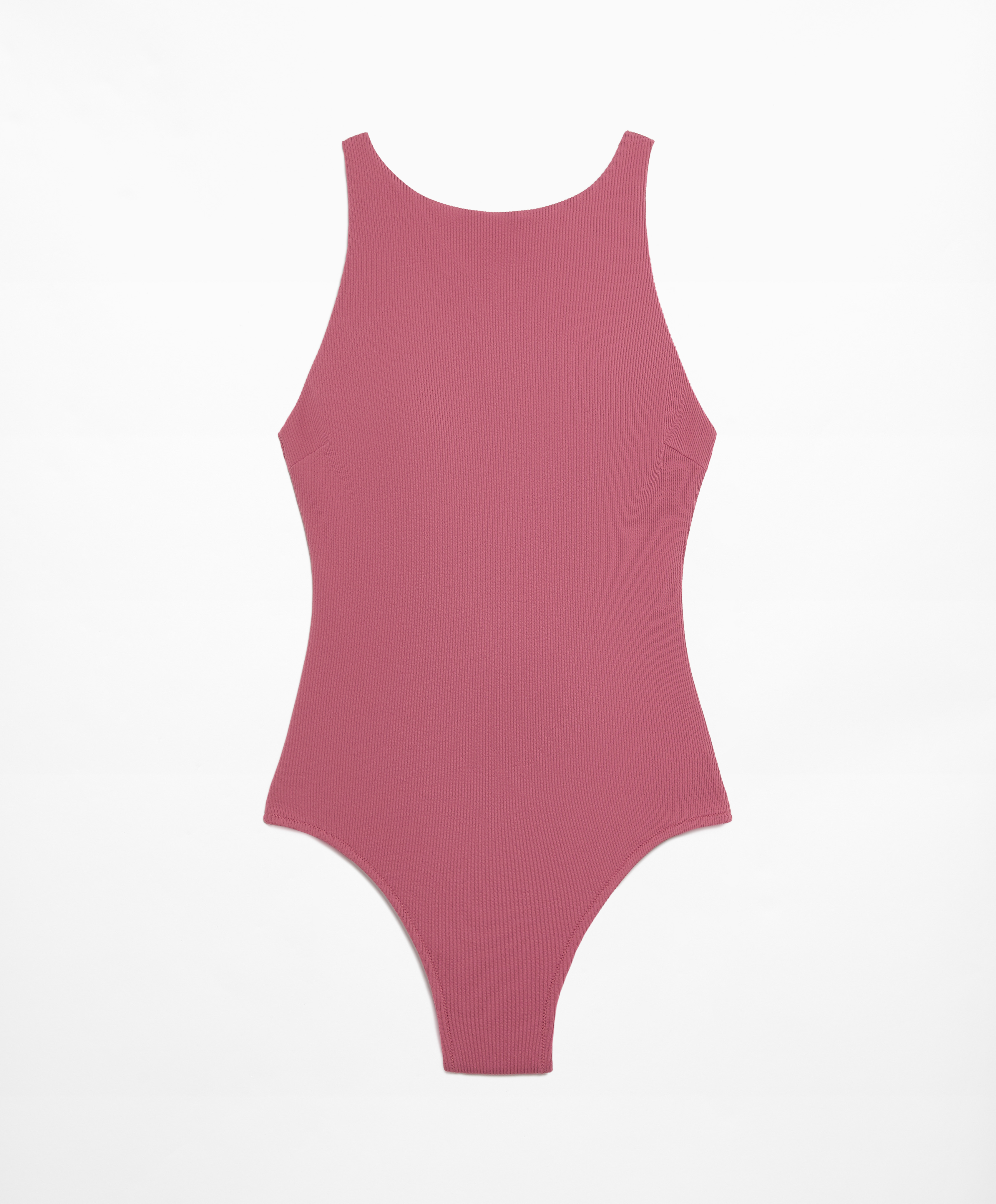 OYSHO Rib halter swimsuit