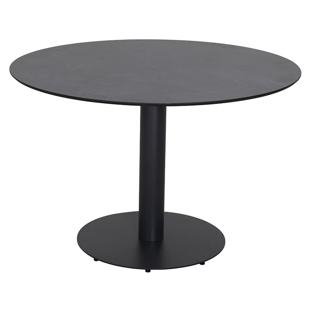 Tuintafel Sieb zwart Ø110 cm