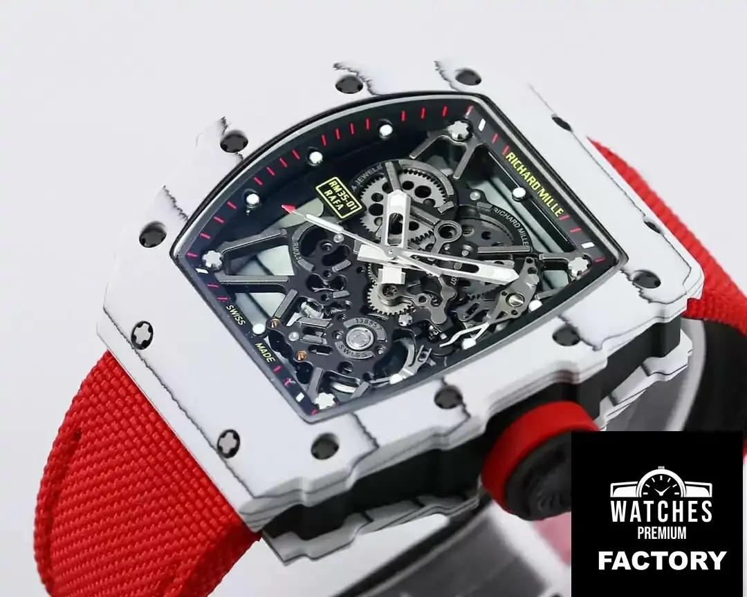 Richard Mille RM35-01 BBR Factory Red Fabric Strap