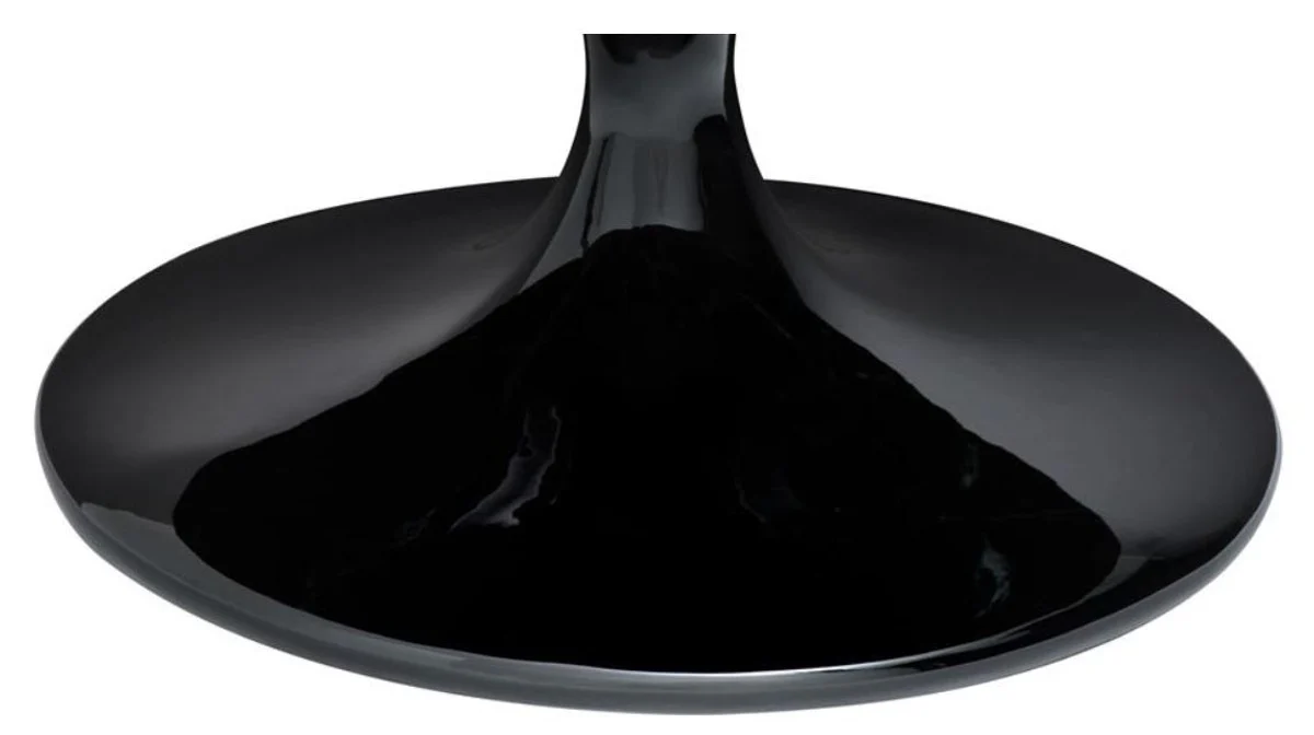 Luxury coffee table black / brass Ø 90 x H. 41 cm - Luxury living room table