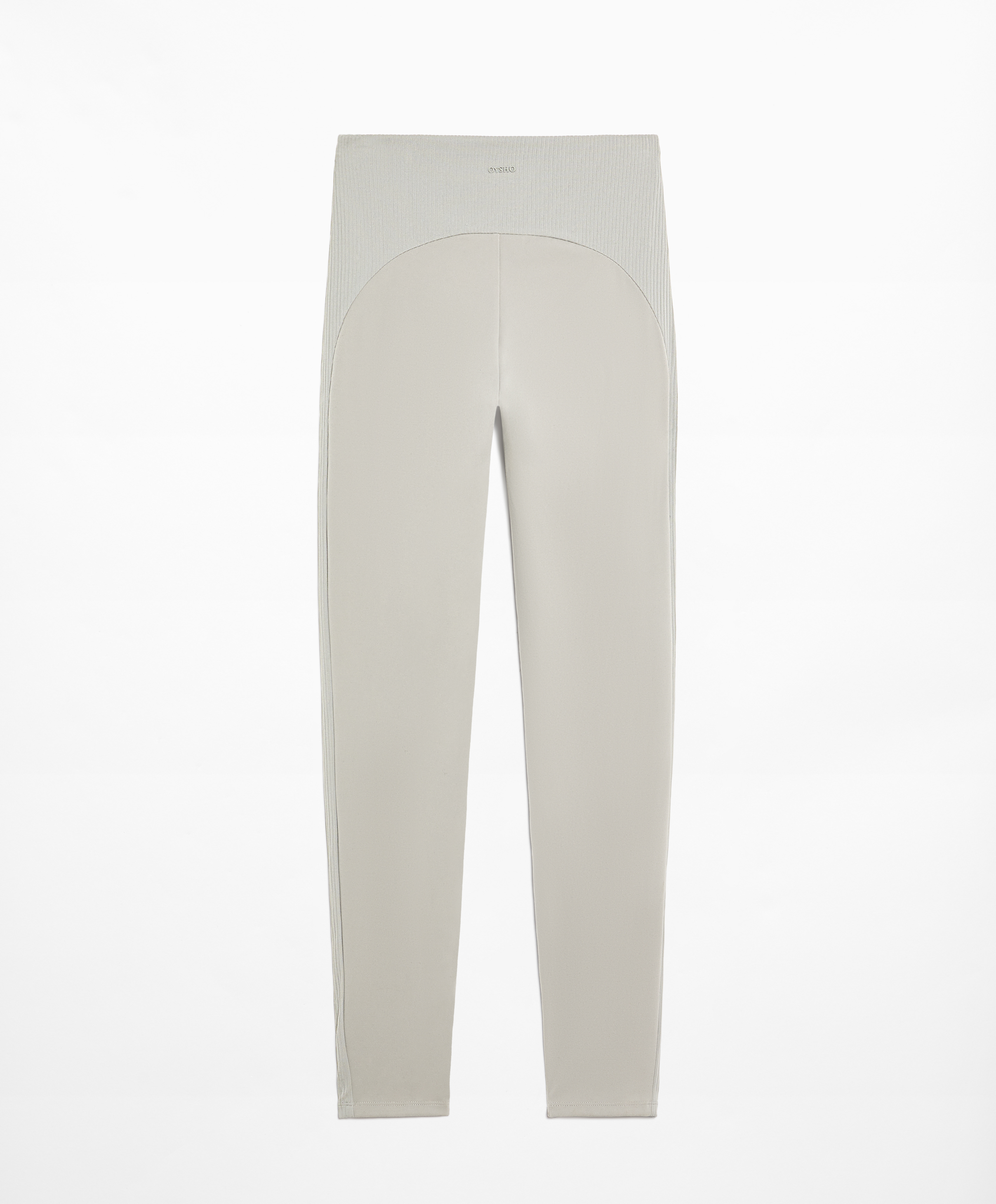 OYSHO Comfortlux high-rise rib 65cm ankle-length leggings