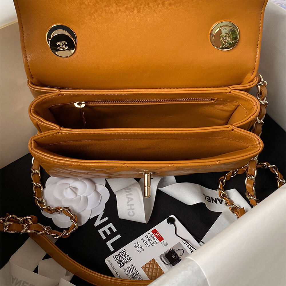 CHANEL Mini Flap Bag with Top Handle(HIGH-END GRADE) - Top Club