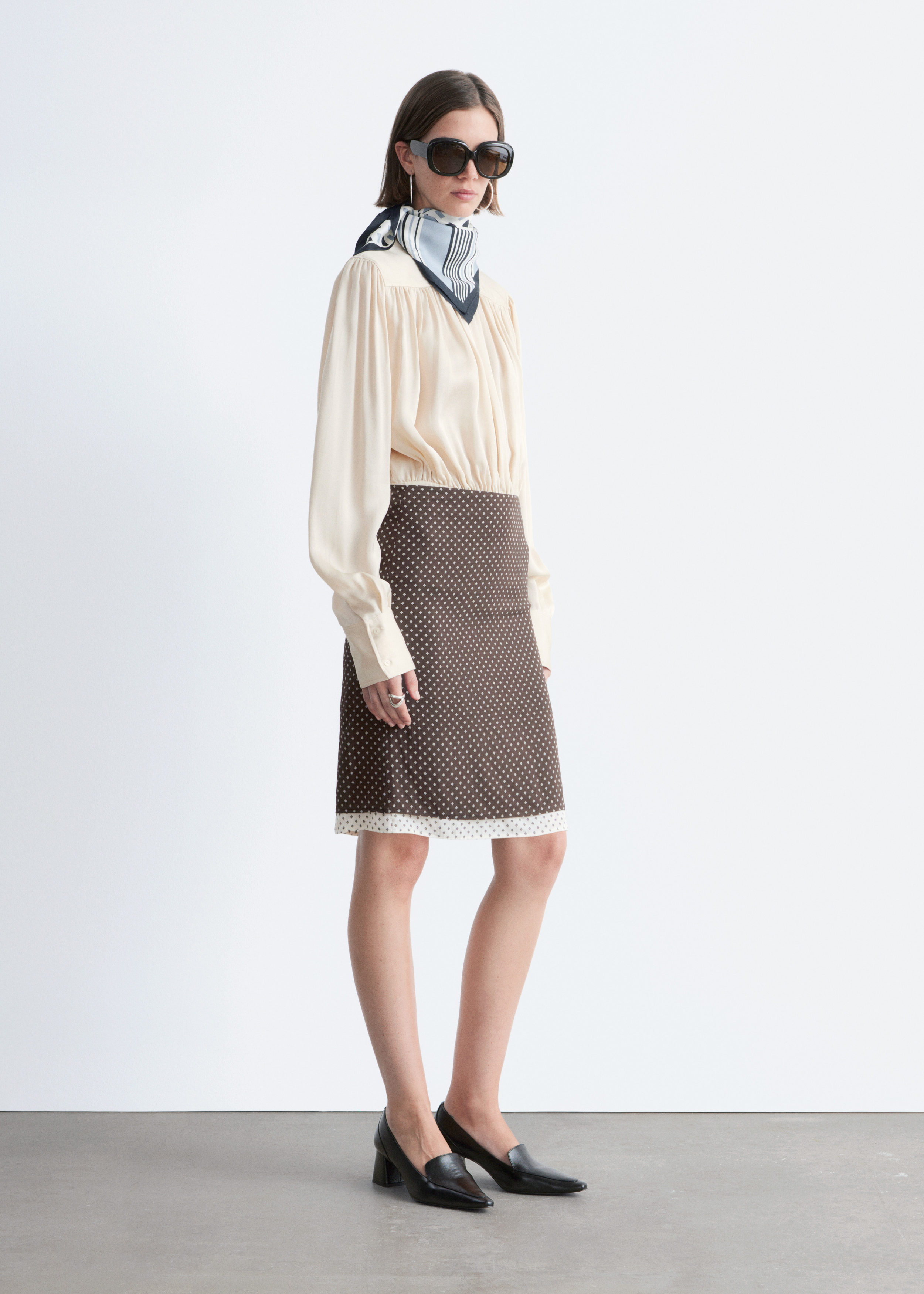 & Other Stories KNEE-LENGTH SLIP SKIRT