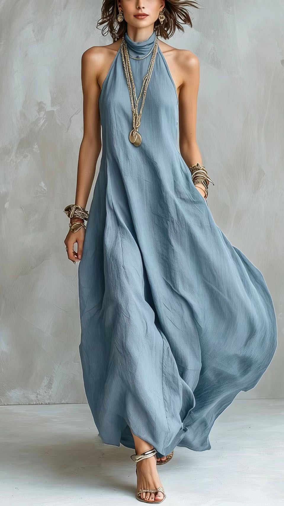 Women's Bohemian Style Off-Shoulder Loose Long Dress - Nordfashionstorm - Women's Clothing, Fashion for You - Nordfashionstorm.com