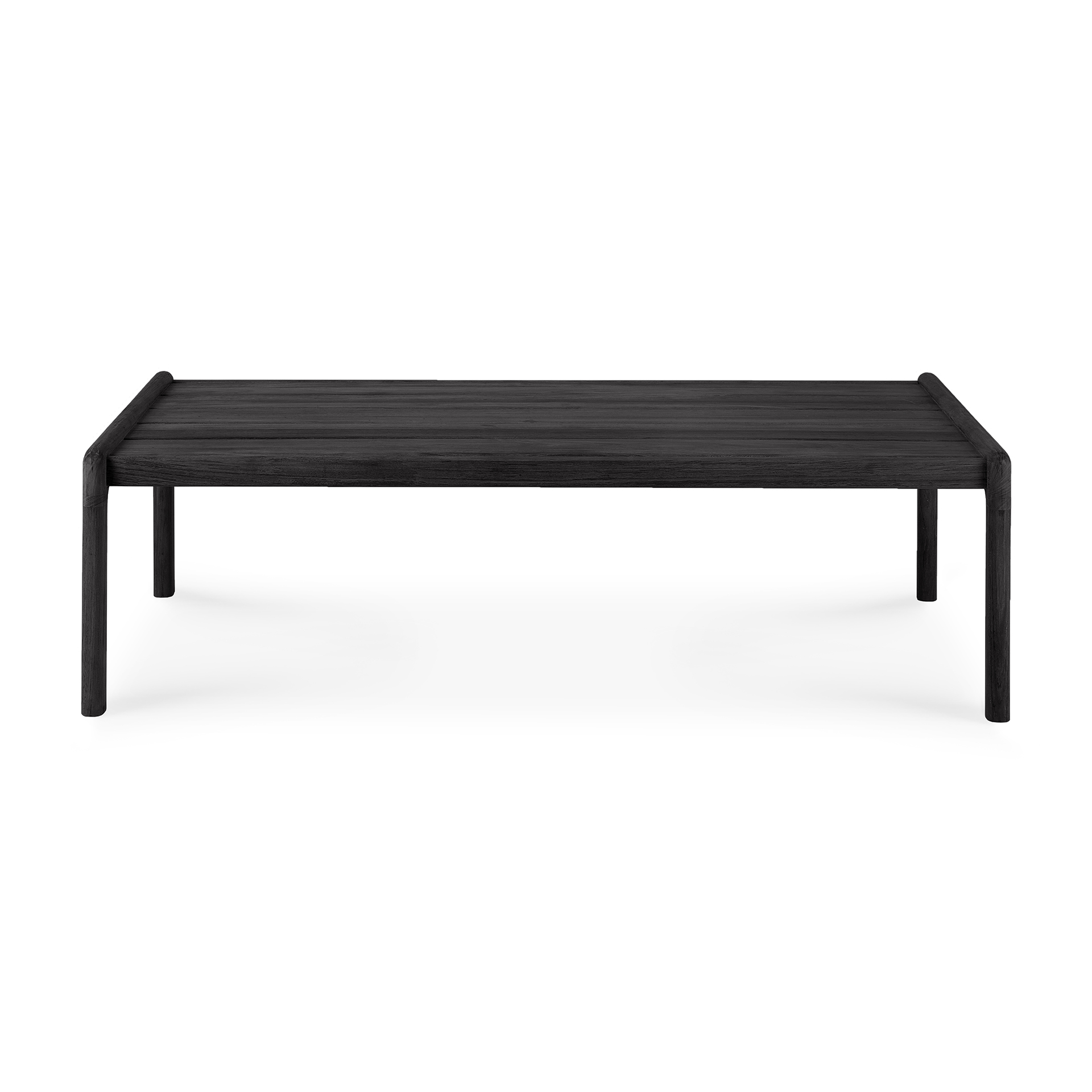 Teak Jack koffietafel 120x65 - outdoor - zwart