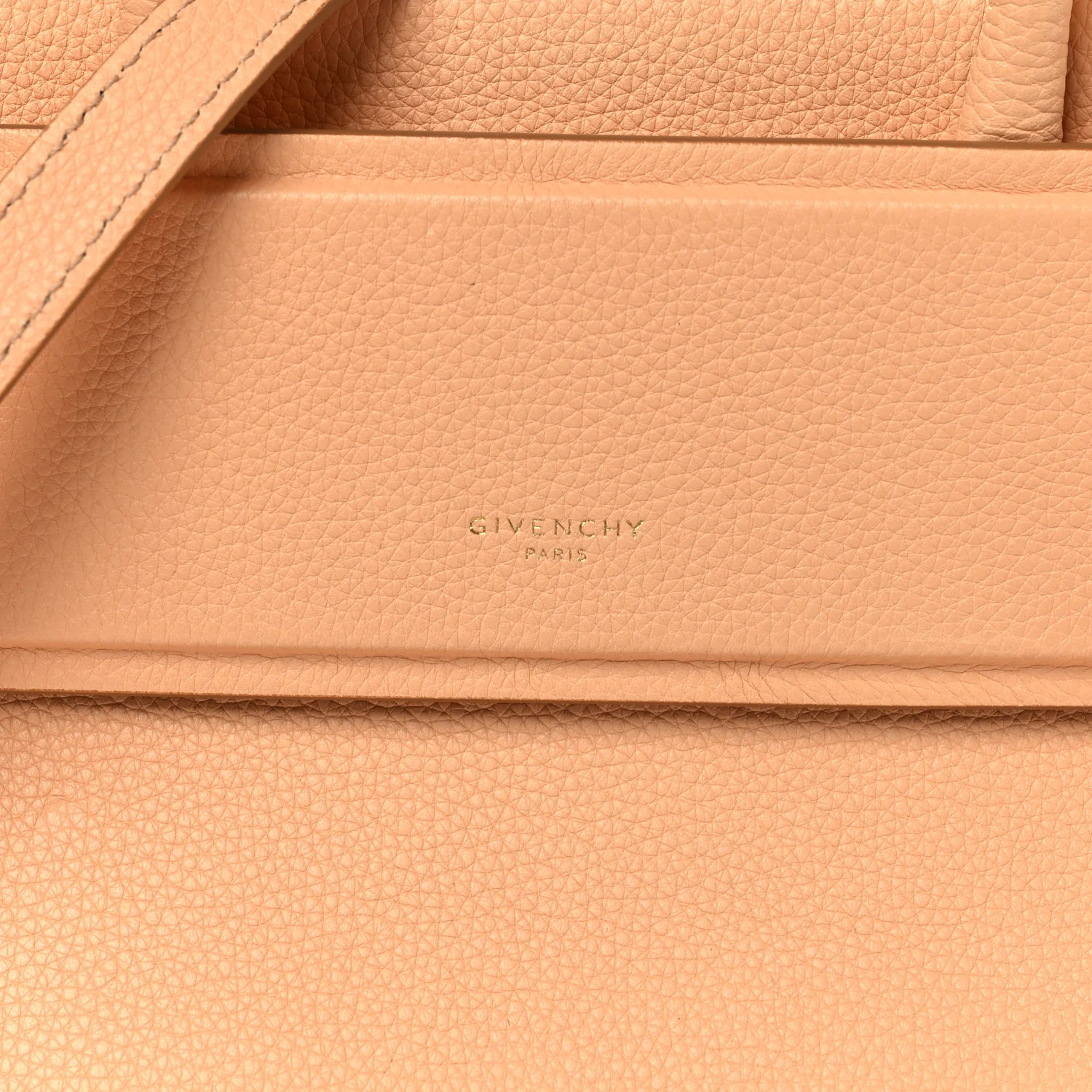 Grained Calfskin Mini Horizon Satchel Beige - Top Club