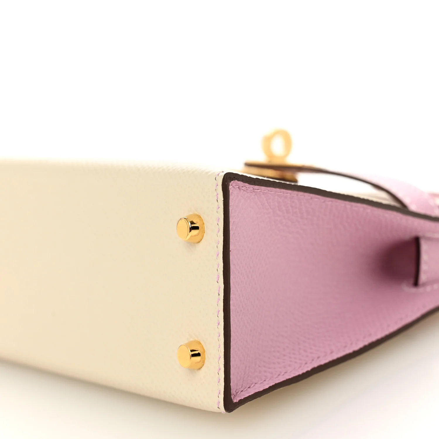 Epsom Horseshoe Mini Kelly Sellier 20 Craie Mauve Sylvestre - Top Club