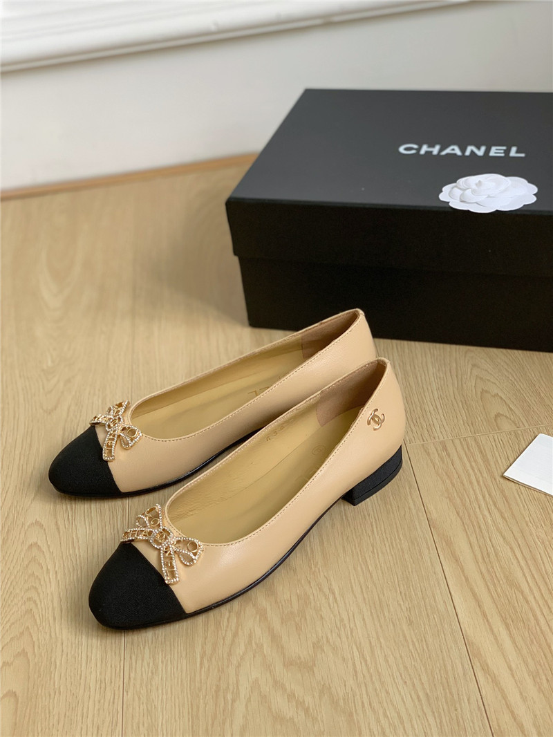 Chanel double C butterfly diamond buckle shoes - Sneaker Replica Workshop