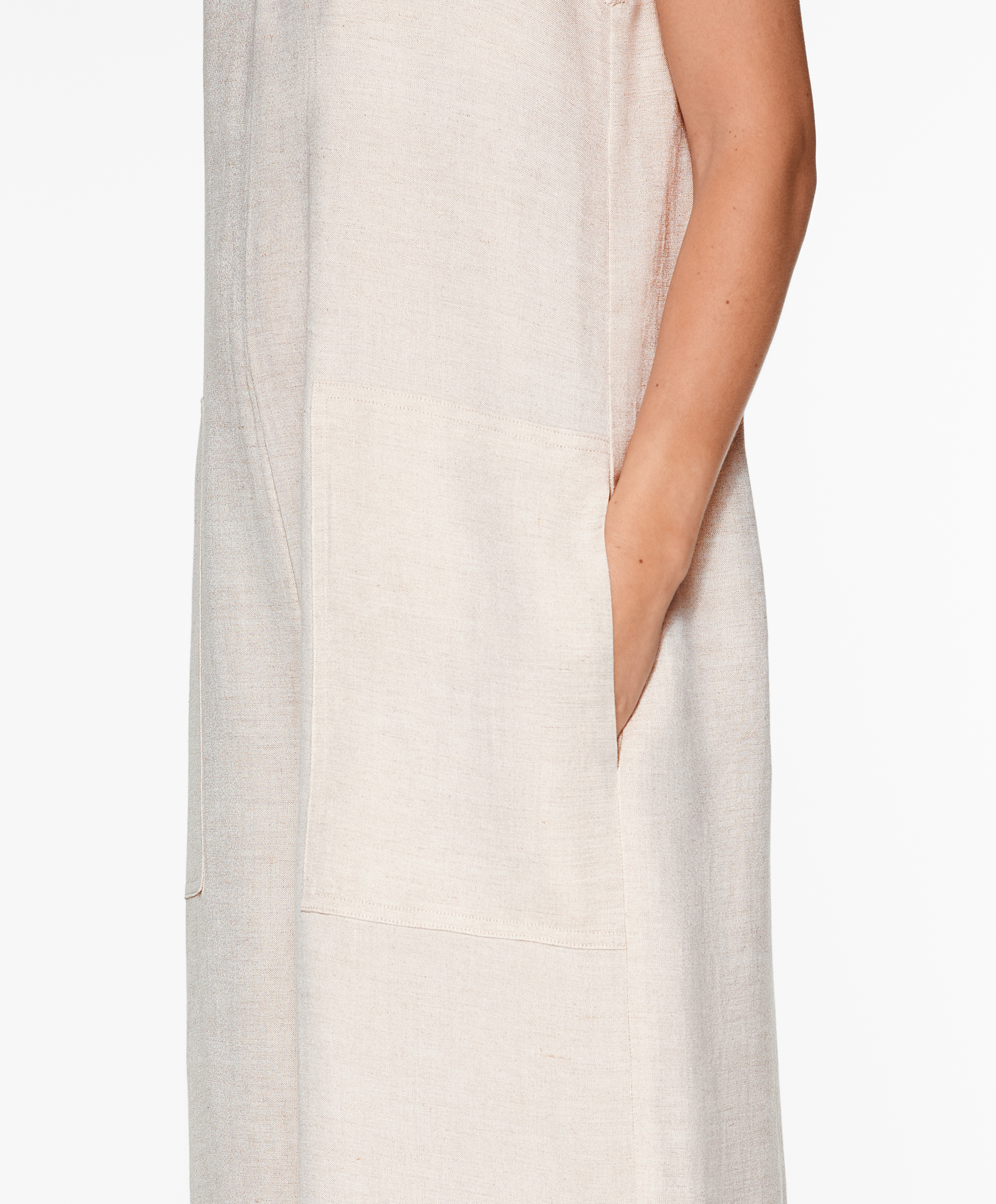 OYSHO Linen blend long jumpsuit