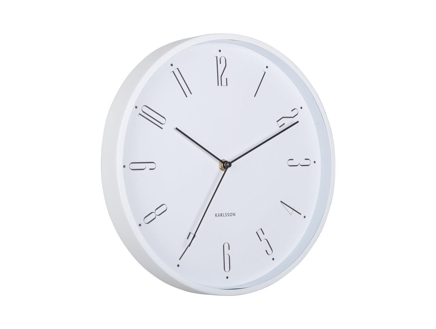 Wall clock Regal Numbers white