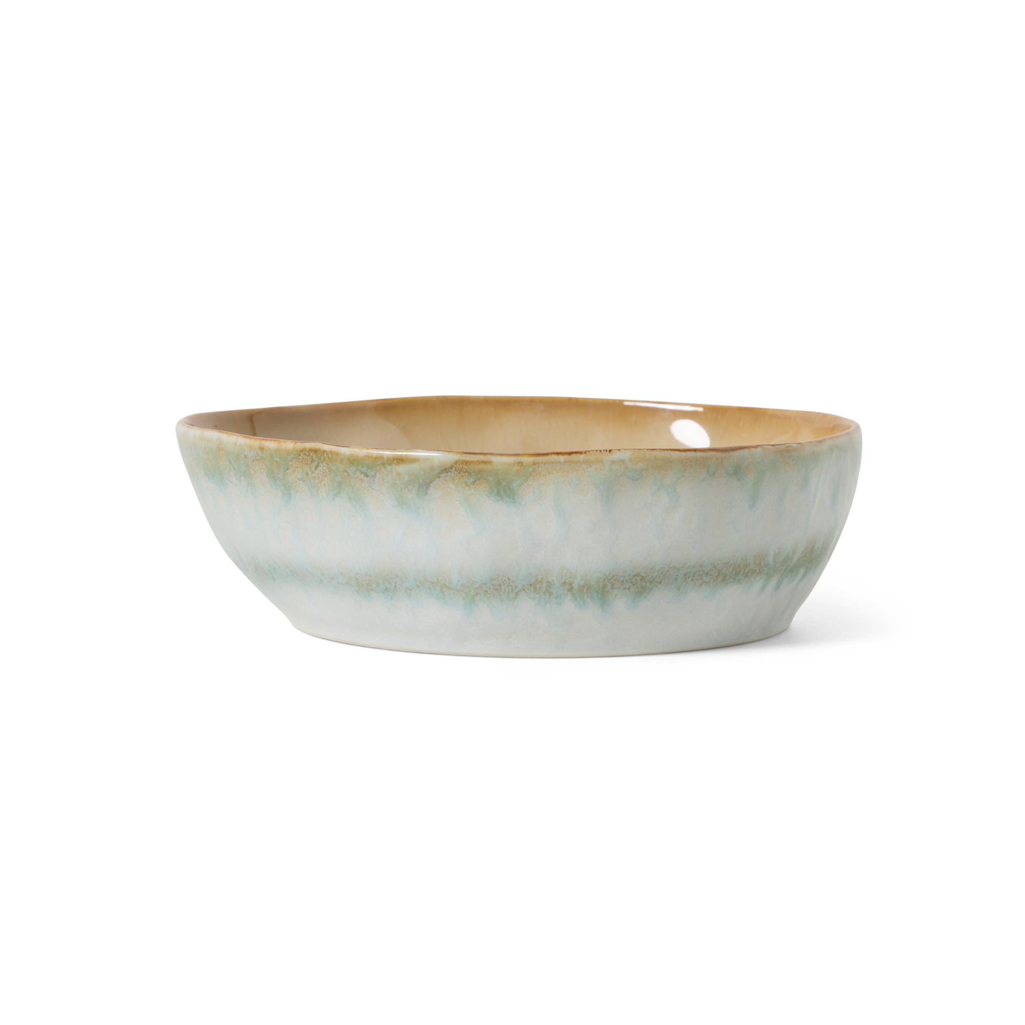 Servies 70's Ceramics pasta kom petal - set van 2
