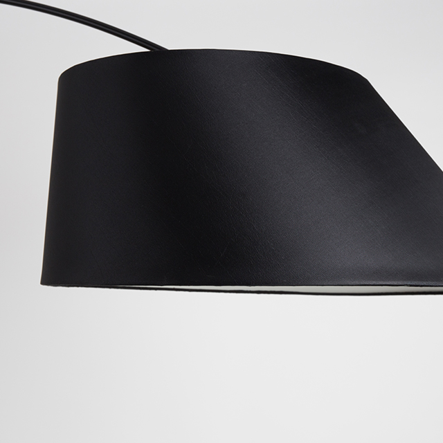 Vloerlamp Arc zwart