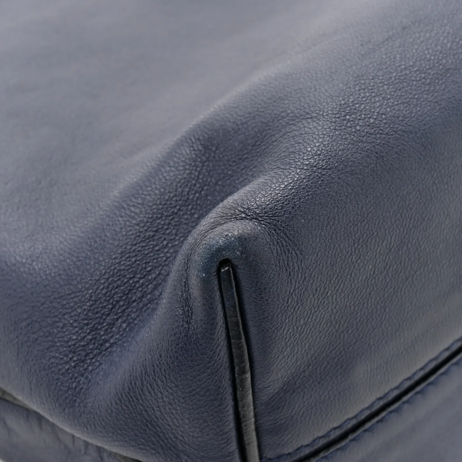 Calfskin Mini Flamenco Knot Clutch Abyss Blue - Top Club