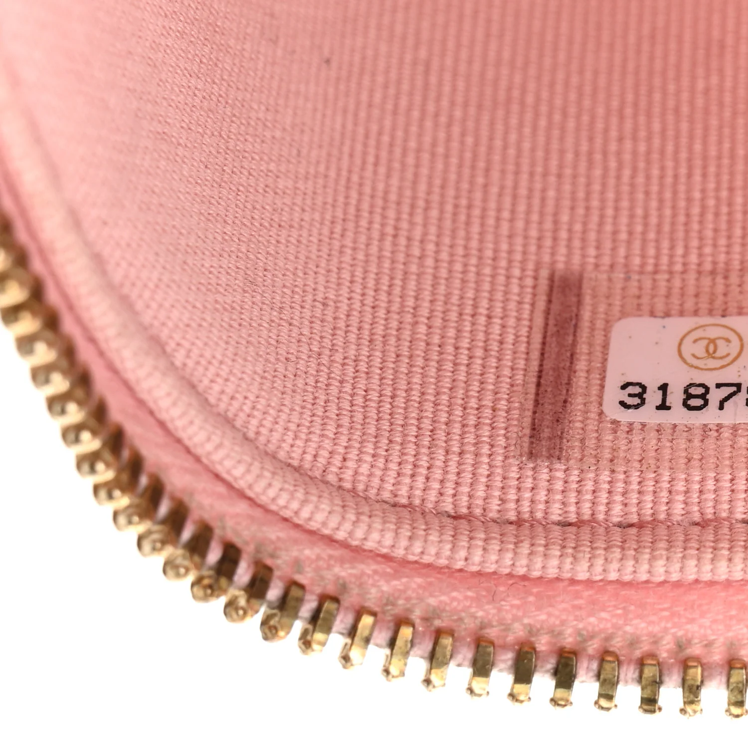 Caviar Quilted Mini Vanity Case With Chain Pink - Top Club