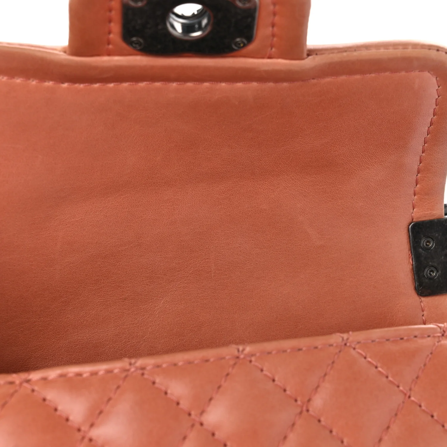 Calfskin Quilted Small Prestige Top Handle Flap Pink - Top Club