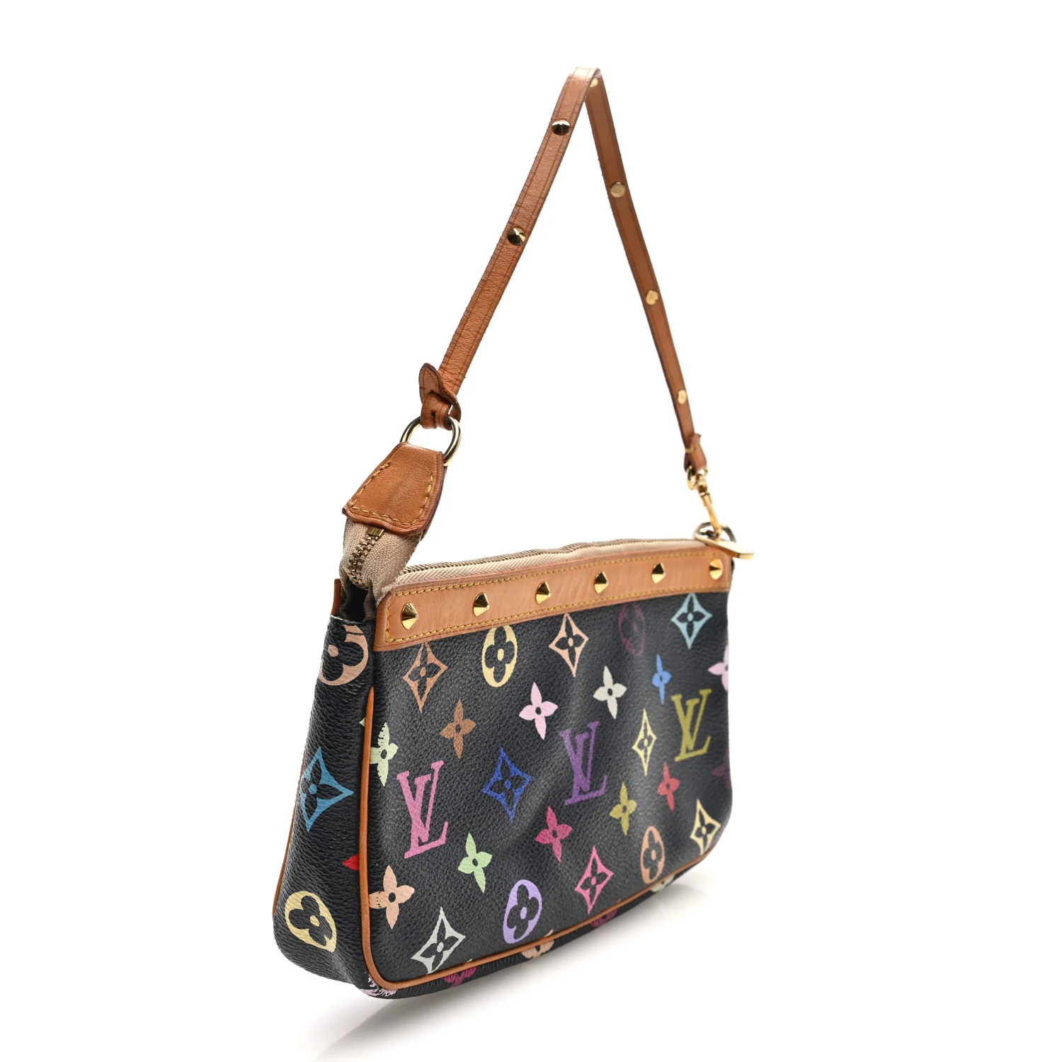 Monogram Multicolor Pochette Accessories Black - Top Club