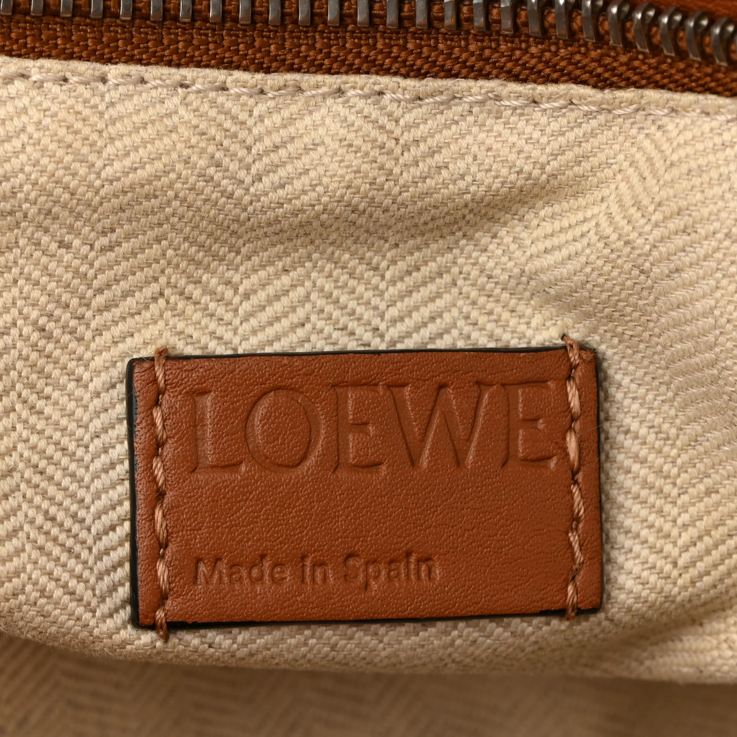 Calfskin Large Puzzle Bag Tan - Top Club