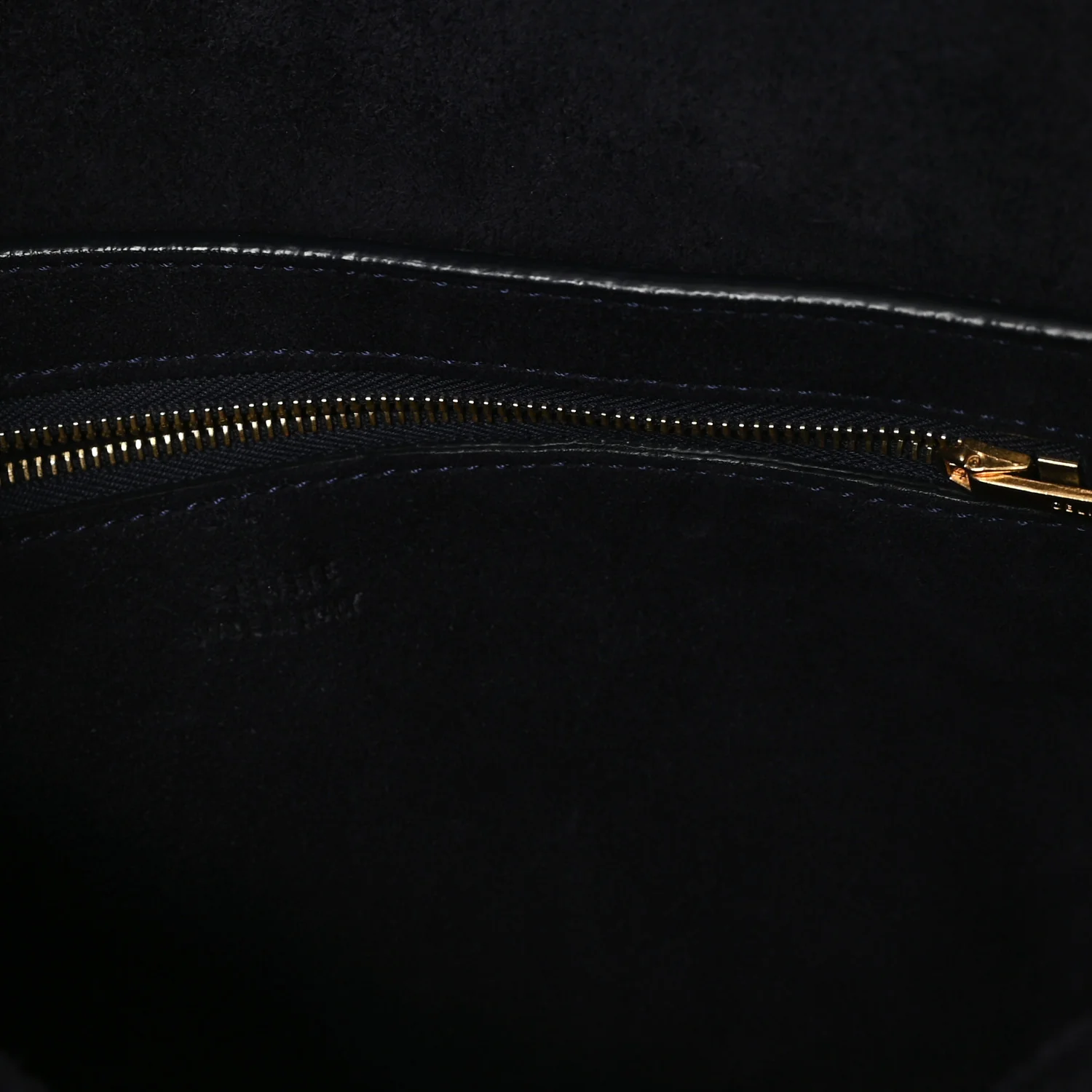 Soft Grained Calfskin Sangle Bucket Bag Navy Blue - Top Club