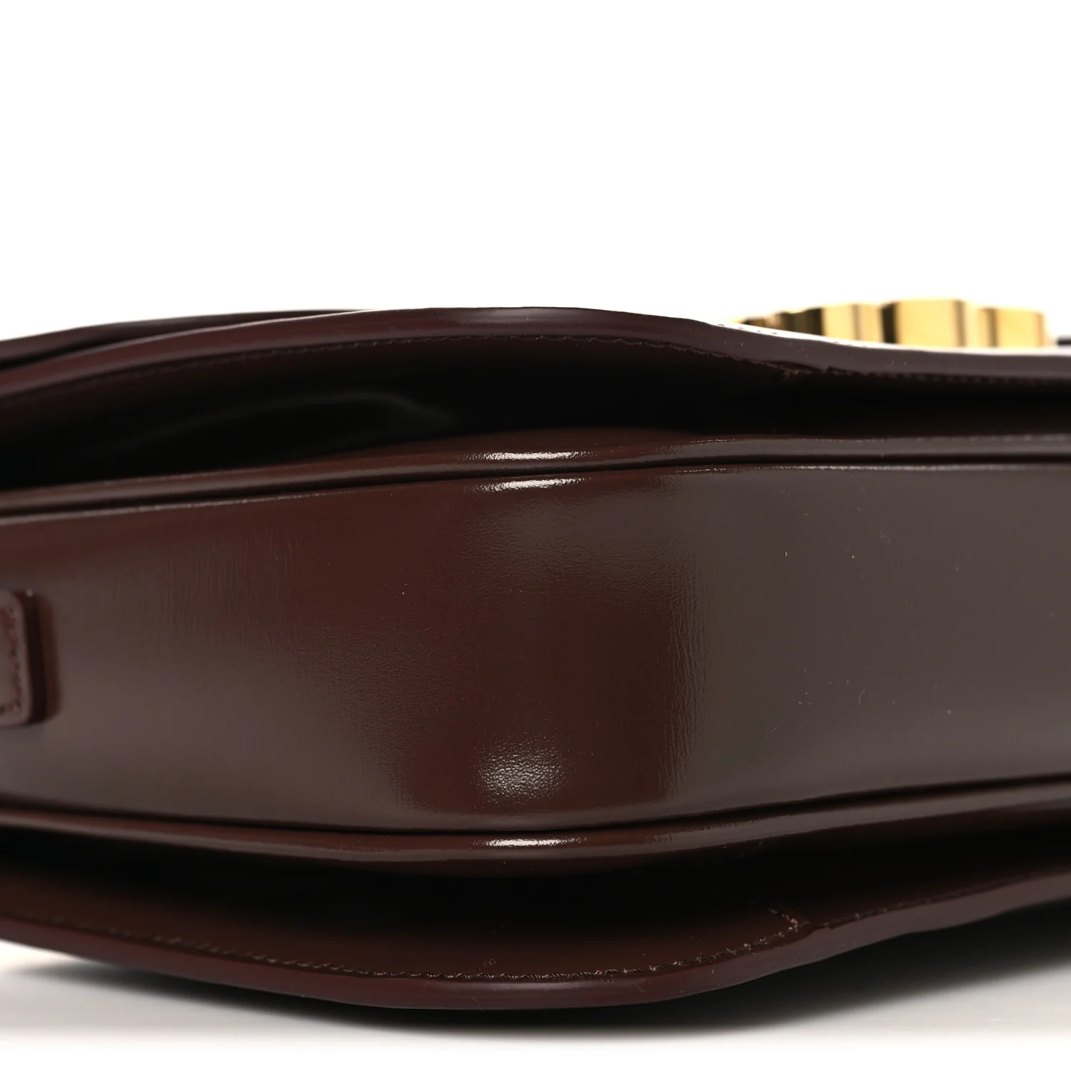 Shiny Calfskin Medium Triomphe Chestnut - Top Club