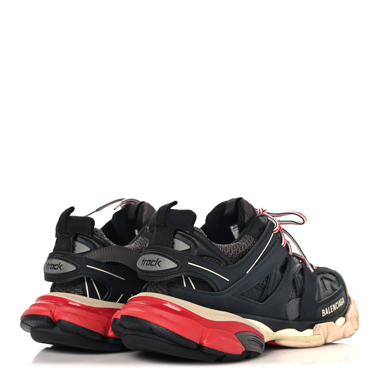 Mesh Nylon Womens Track Sneakers 39 Black Gris - Top Club