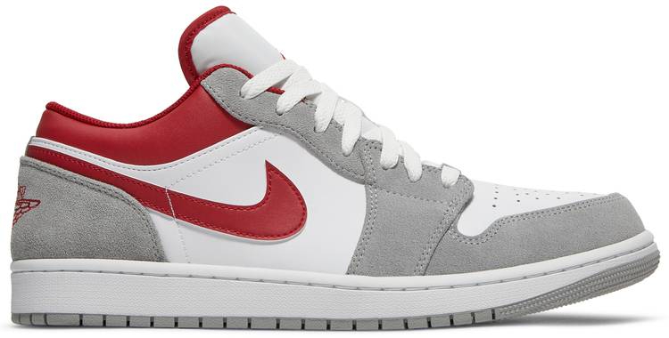 Air Jordan 1 Low SE  Light Smoke Grey Gym Red  DC6991-016 - Sneaker Replica Workshop