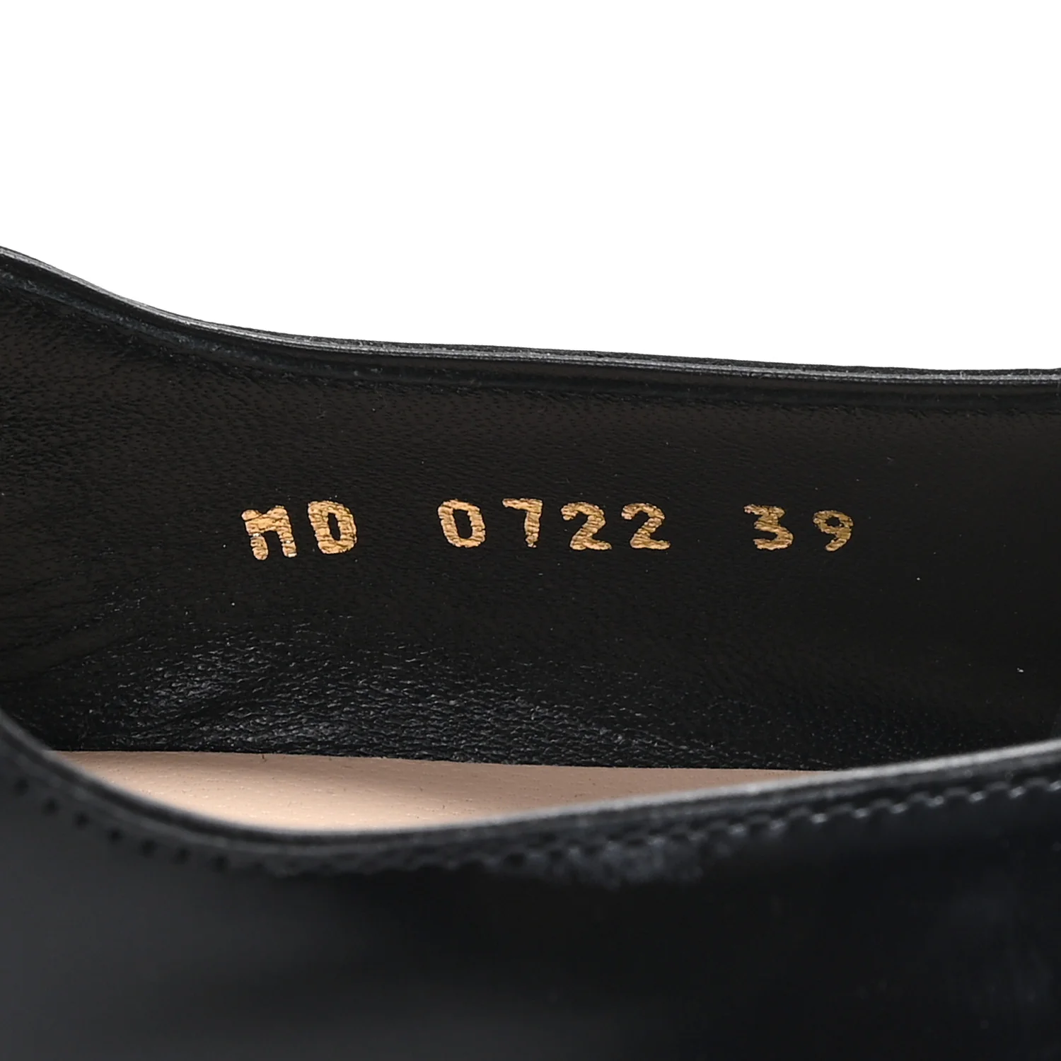 Brushed Calfskin Uniform 30mm Pumps 39 Black - Top Club