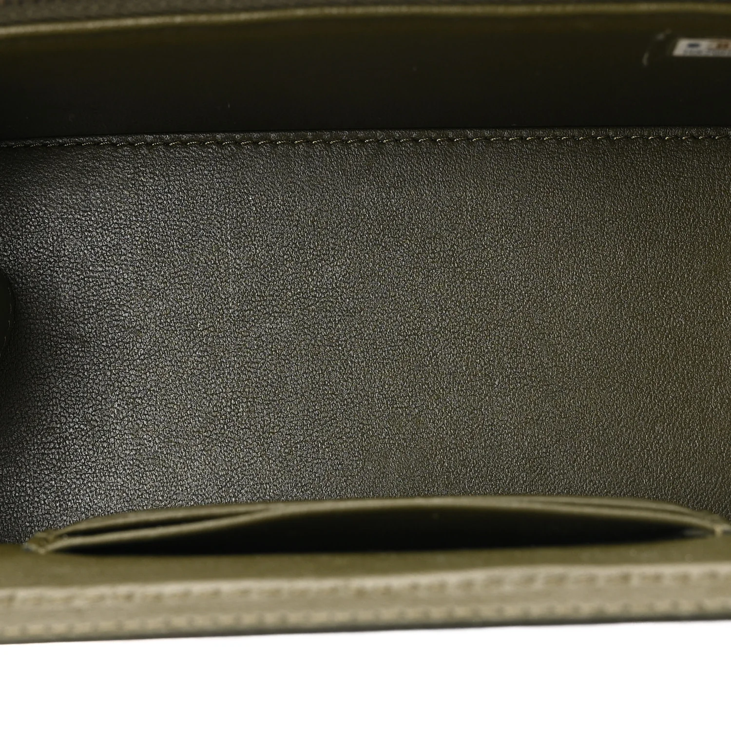 Lambskin Quilted Pick Me Up Vanity Case Khaki - Top Club