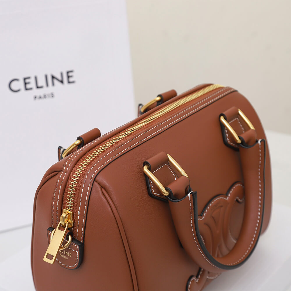 CELINE SMALL BOSTON IN Smooth Calfskin - Top Club