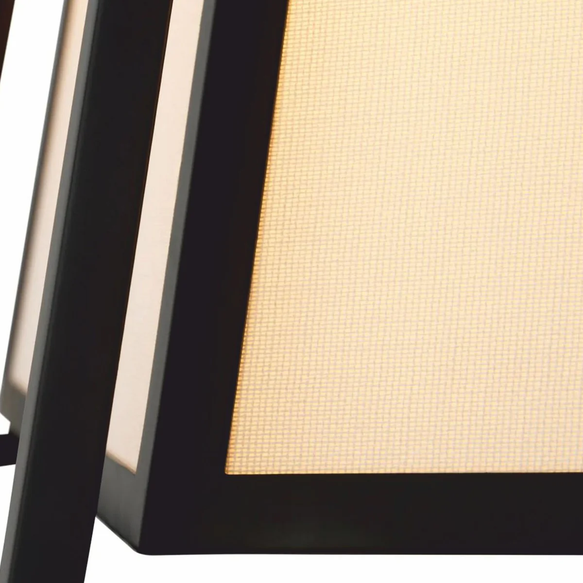 Luxury hanging lamp black / cream H. 120.5 cm - Luxury Lights