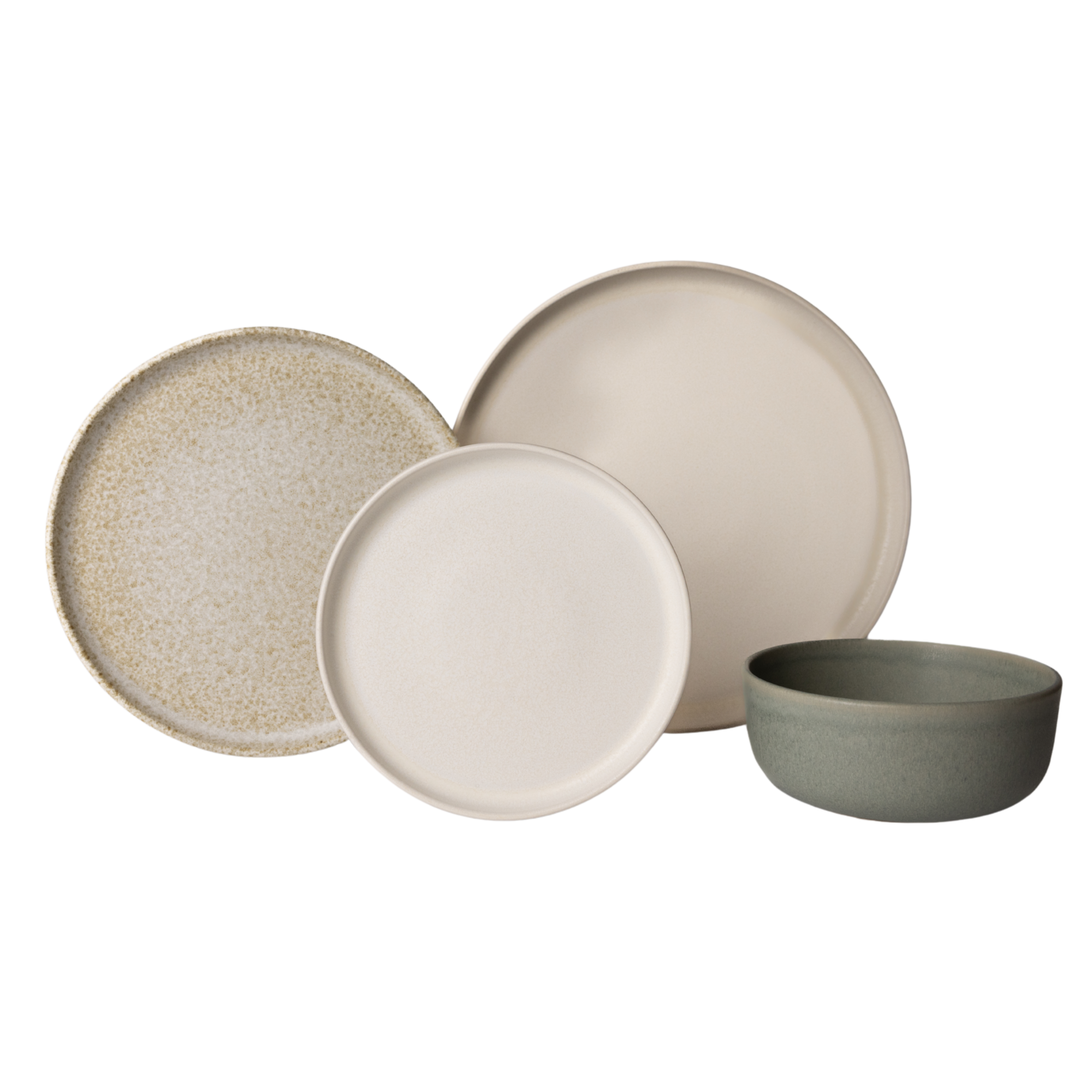 Serviesset Dreamy Ivory & Ocean Breeze - 2 personen