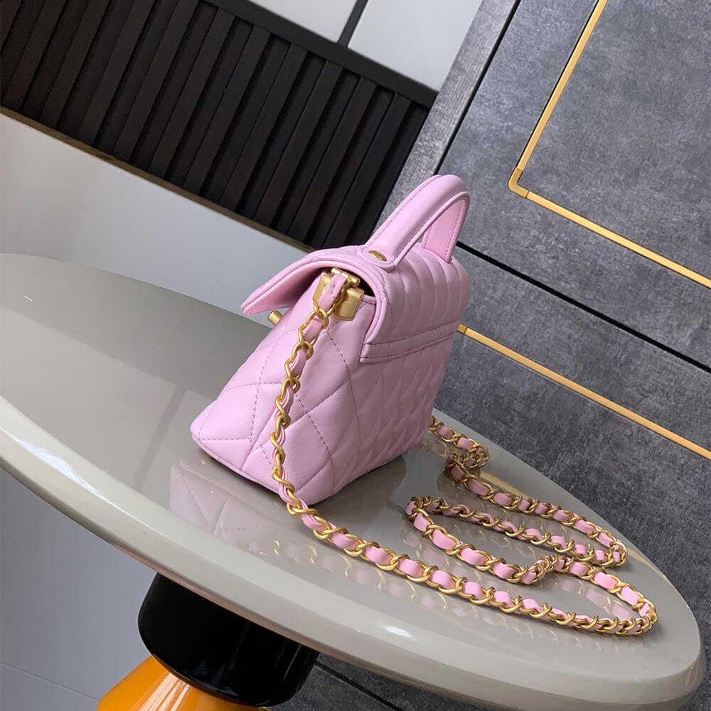 CHANEL Mini Flap Bag with Top Handle(HIGH-END GRADE) - Top Club