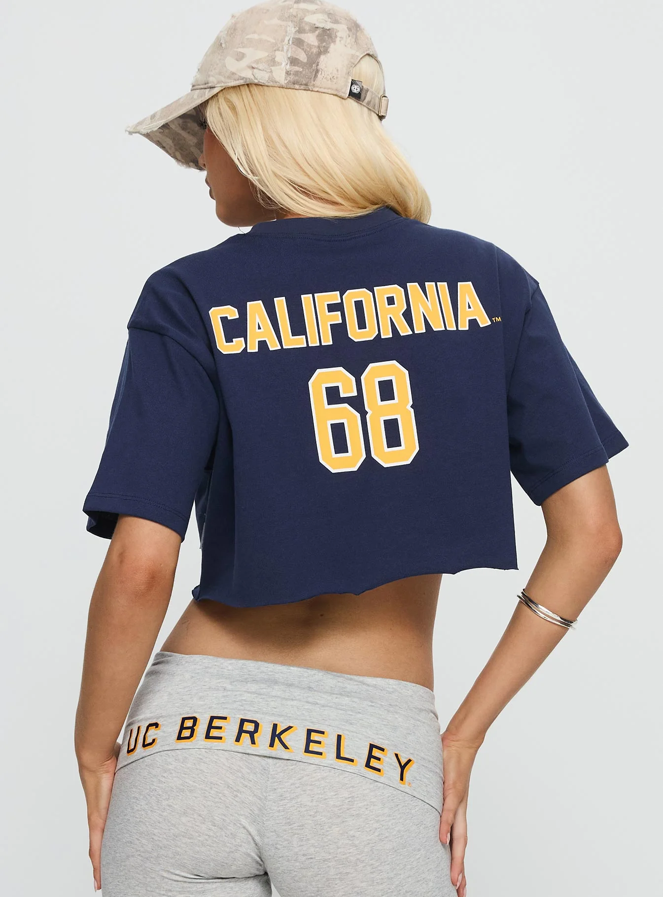 UC Berkeley Track Tee Blue