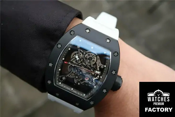 Richard Mille RM055 KV Factory White Strap