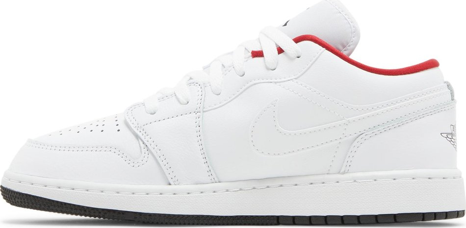 Air Jordan 1 Low GS White Red 553560-164 - Sneaker Replica Workshop