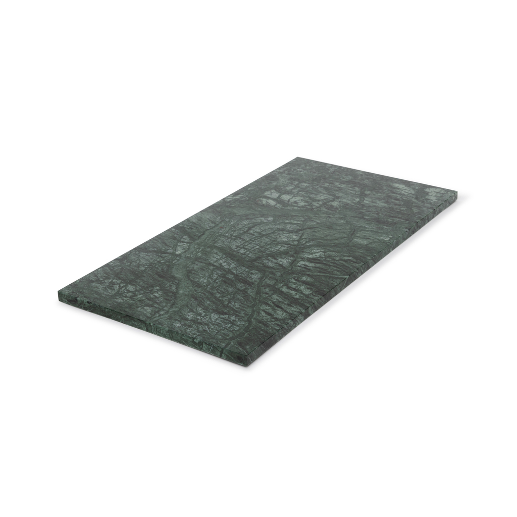 Marmer dienblad rechthoek L groen 20x40cm