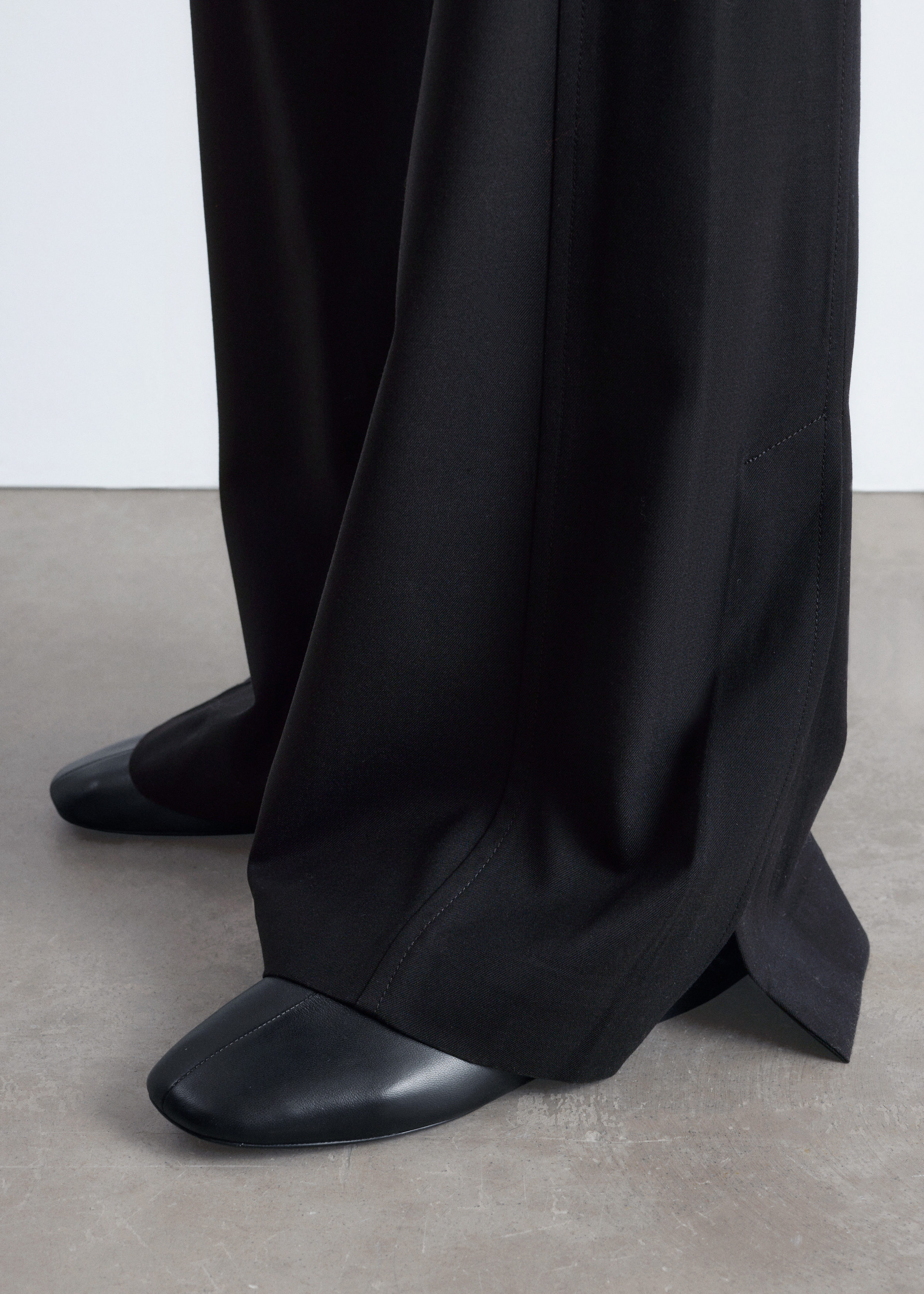 & Other Stories FLARED WOOL TROUSERS