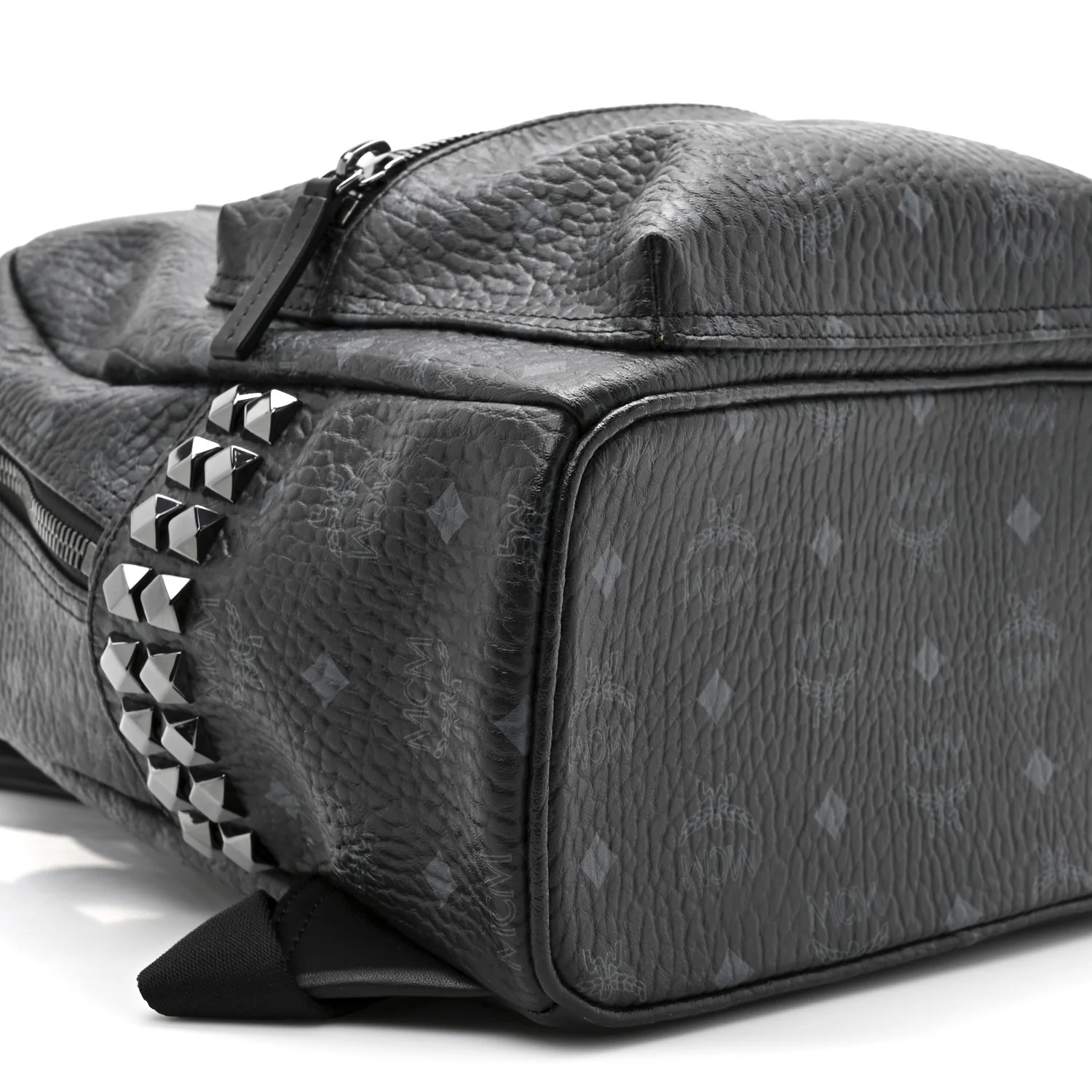 Visetos Medium Side Studs Stark Backpack Black - Top Club