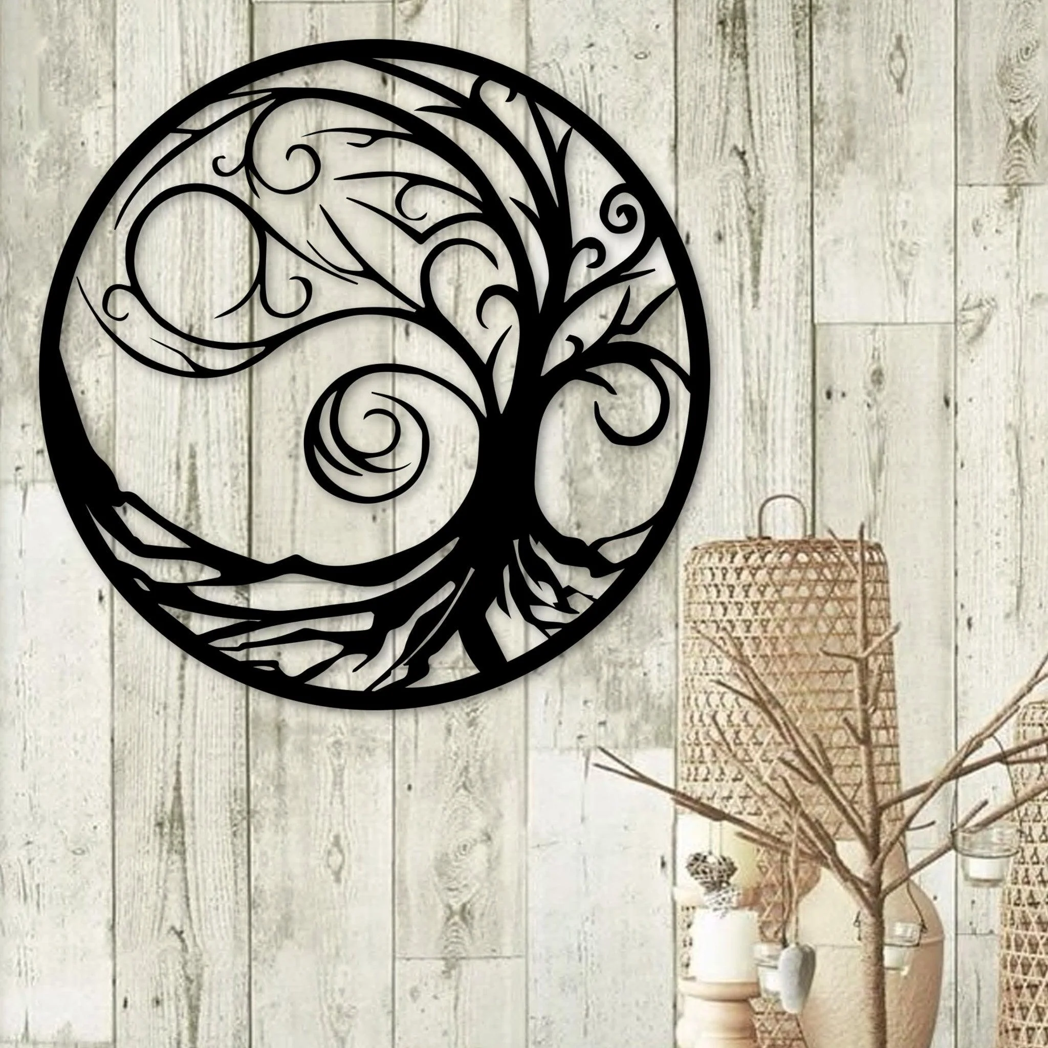 Decorative Tree Metal Wall Decor - Alvarez Pro Painting LLC