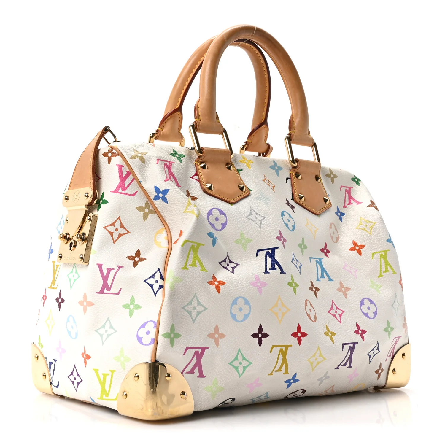 Monogram Multicolor Speedy 30 White - Top Club