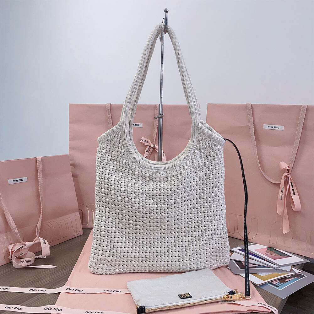MIUMIU REGULAR IVY canvas and leather bag(HIGH-END GRADE) - Top Club