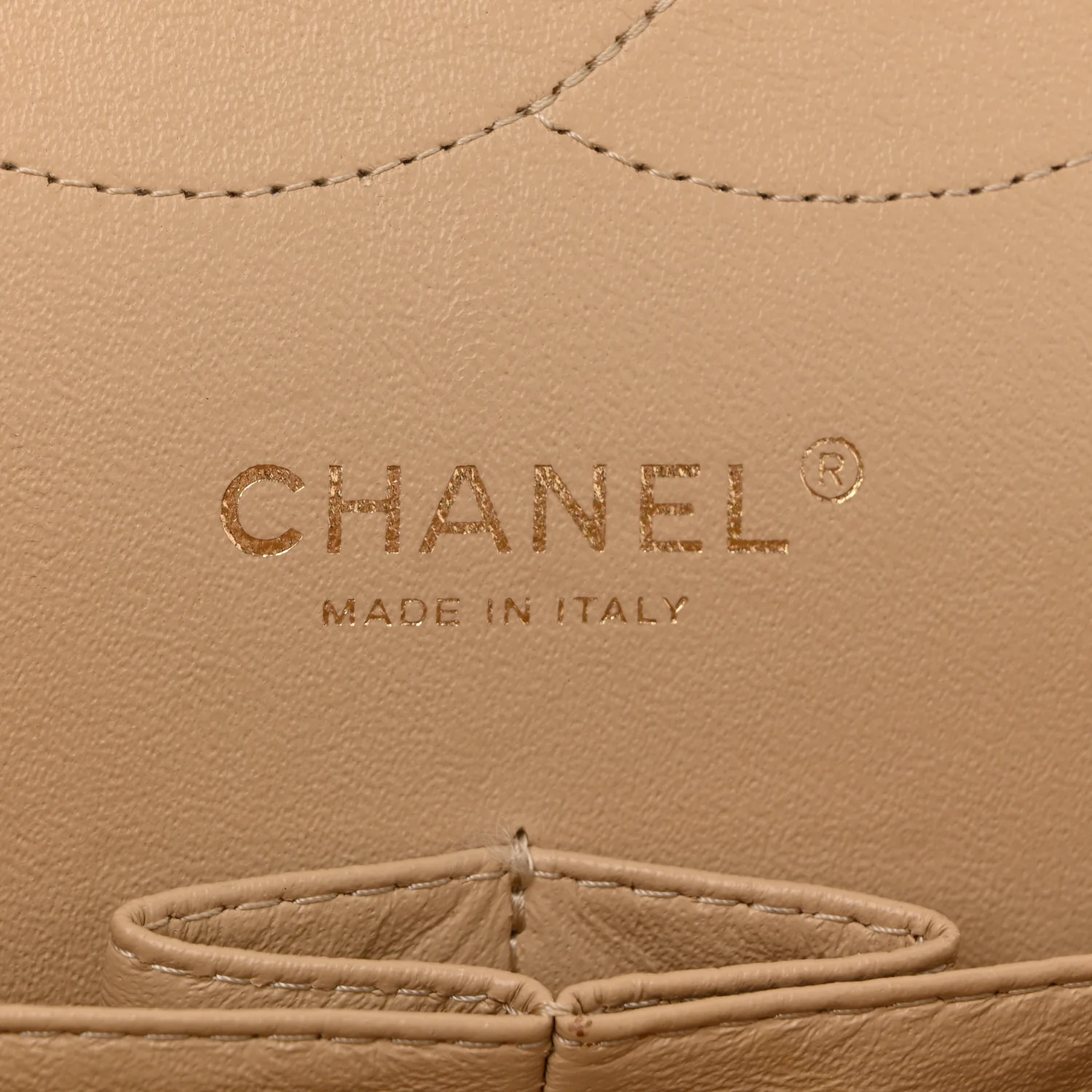 Caviar Quilted Jumbo Double Flap Beige Clair - Top Club