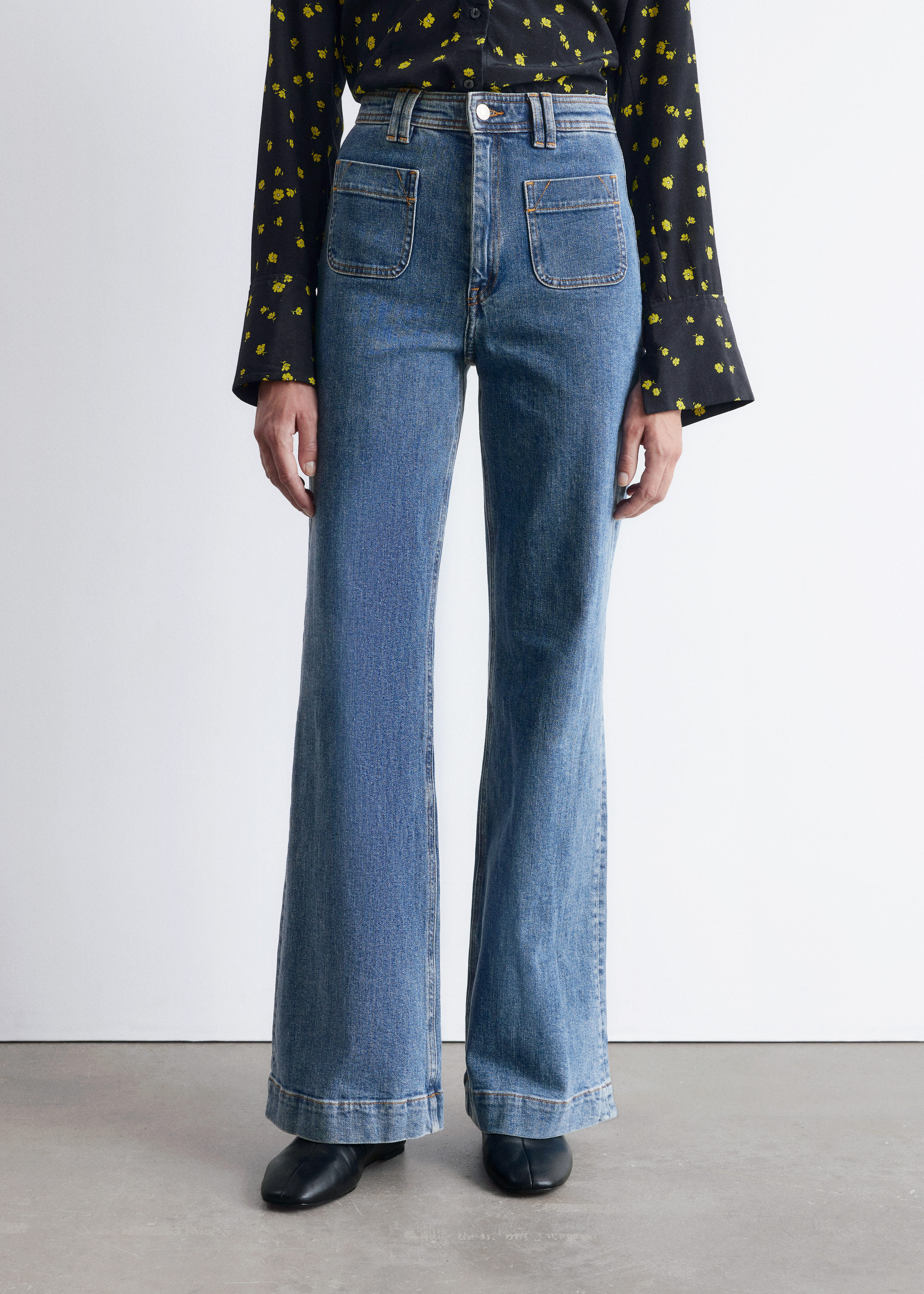 & Other Stories HIGH-WAIST FLARED JEANS