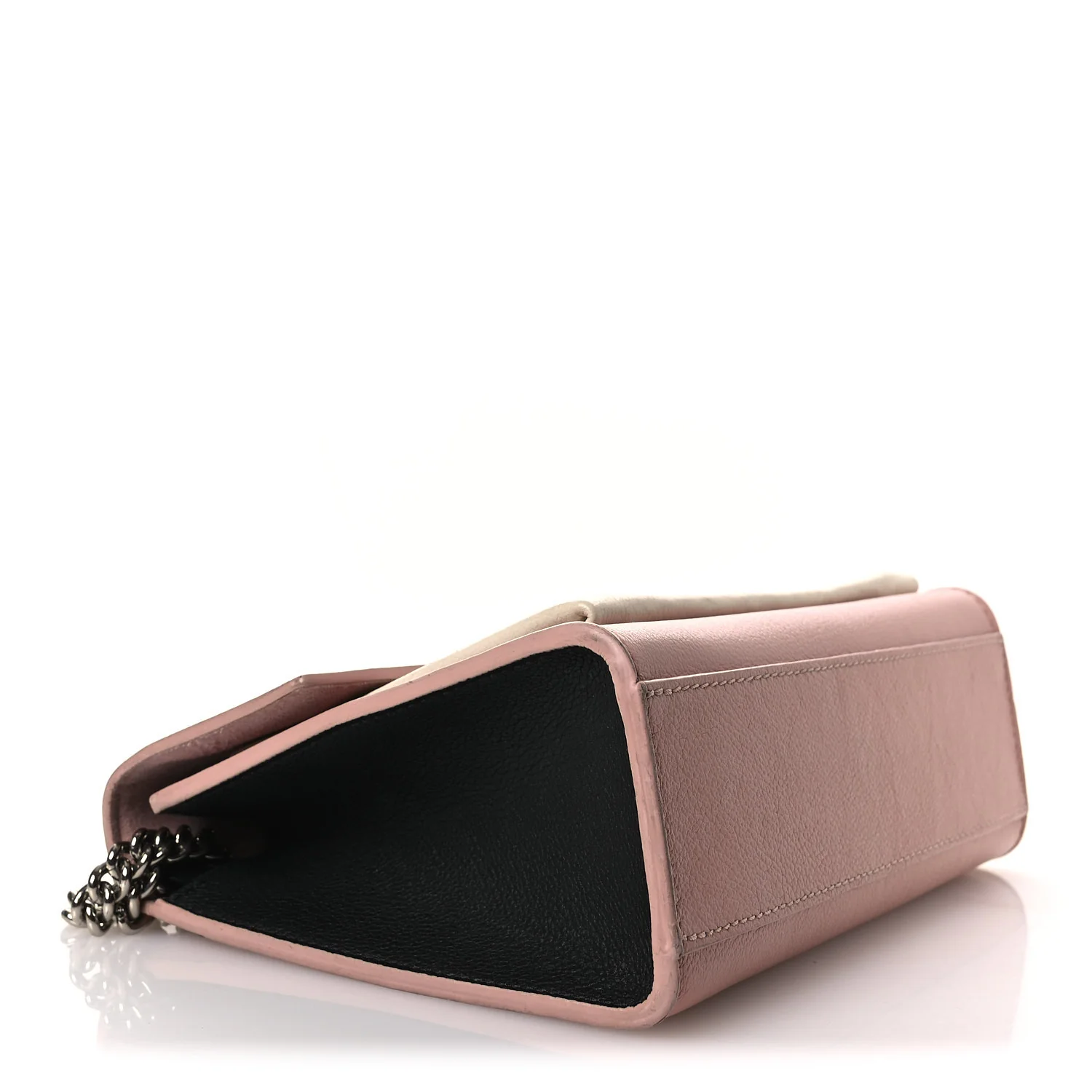 Soft Calfskin My Lockme Chain Bag BB Rose Boudoir Creme - Top Club