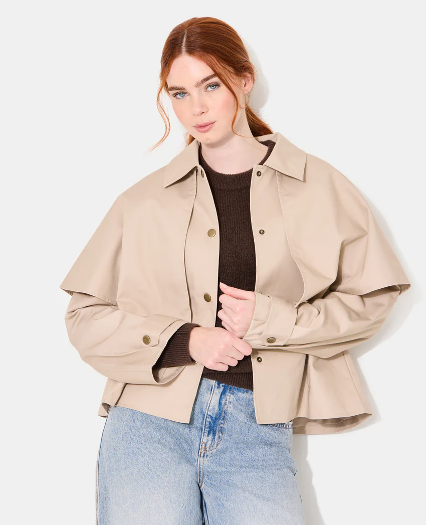 Pimkie Veste effet trench avec cape