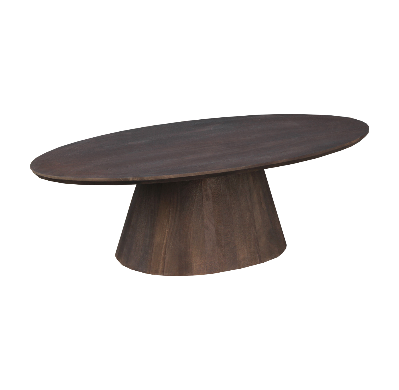 Salontafel ovaal Oslo Bruin