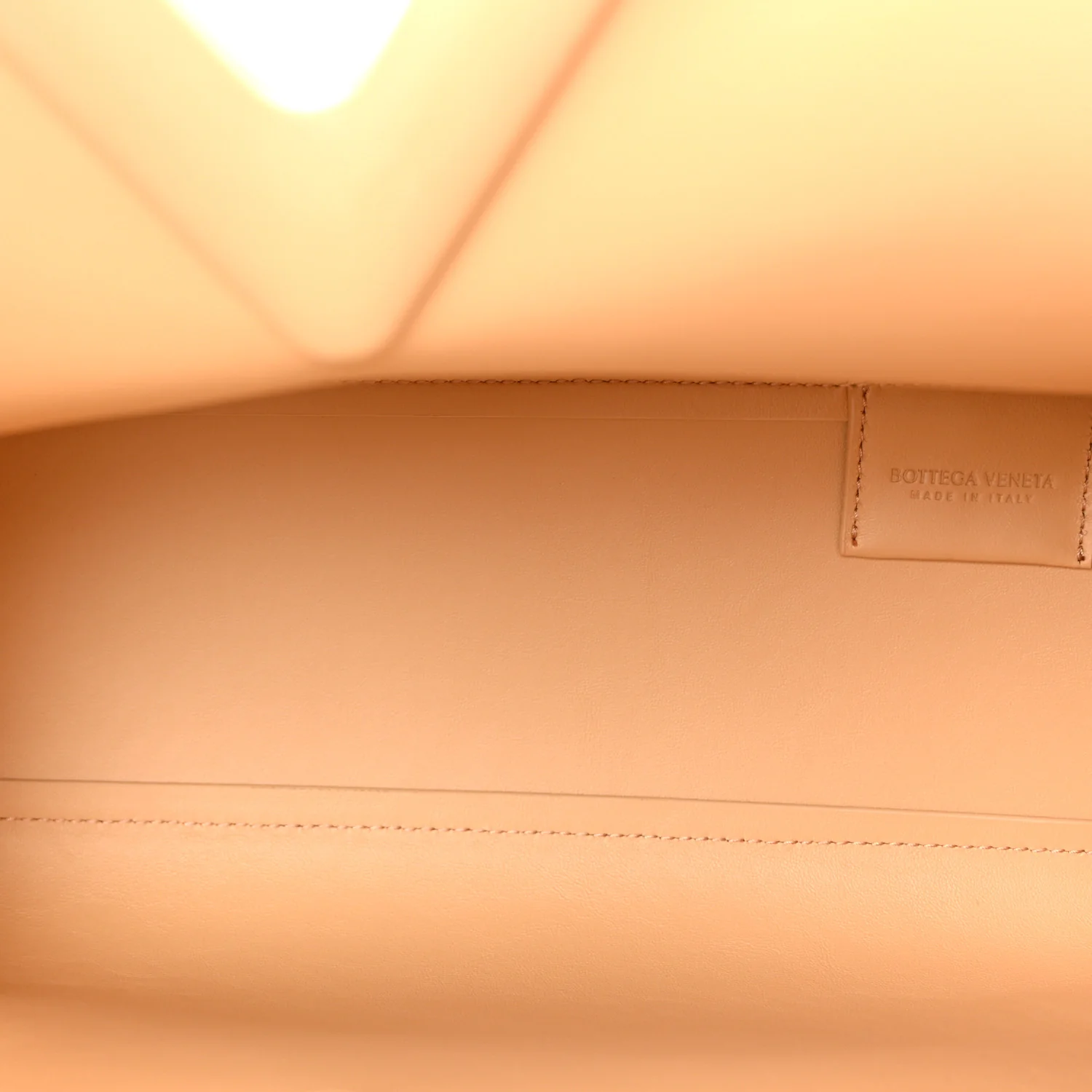 Calfskin Medium The Point Triangle Bag Almond - Top Club