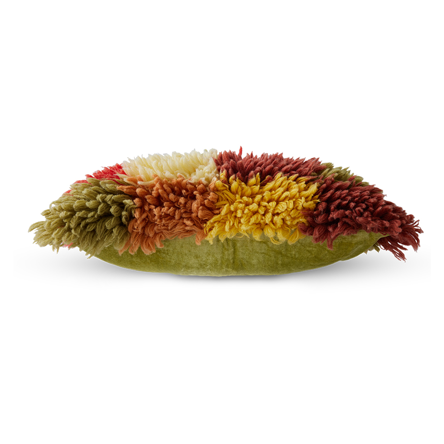 Sierkussen Fluffy rag 60x40 cm