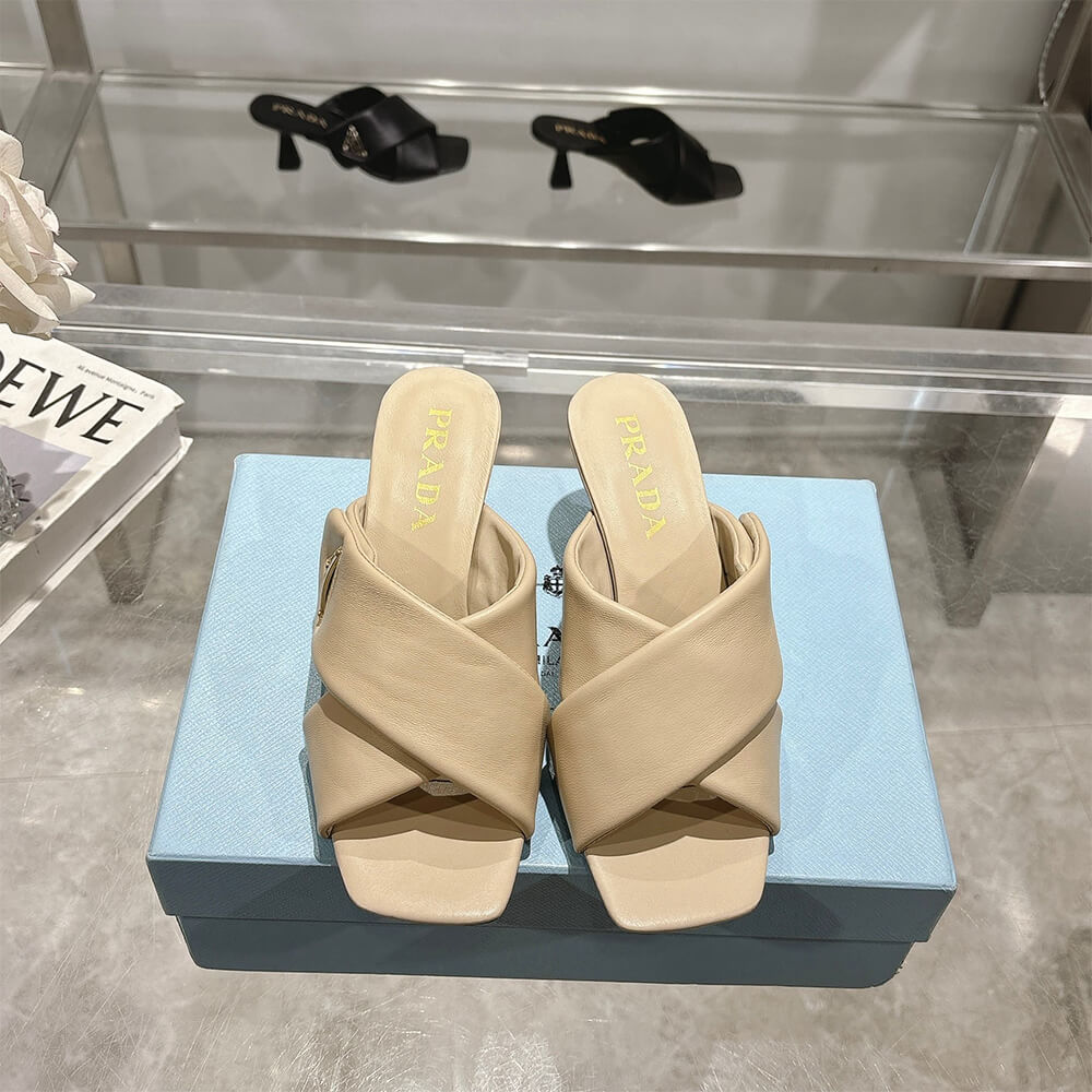Prada Padded nappa leather sandals - Top Club