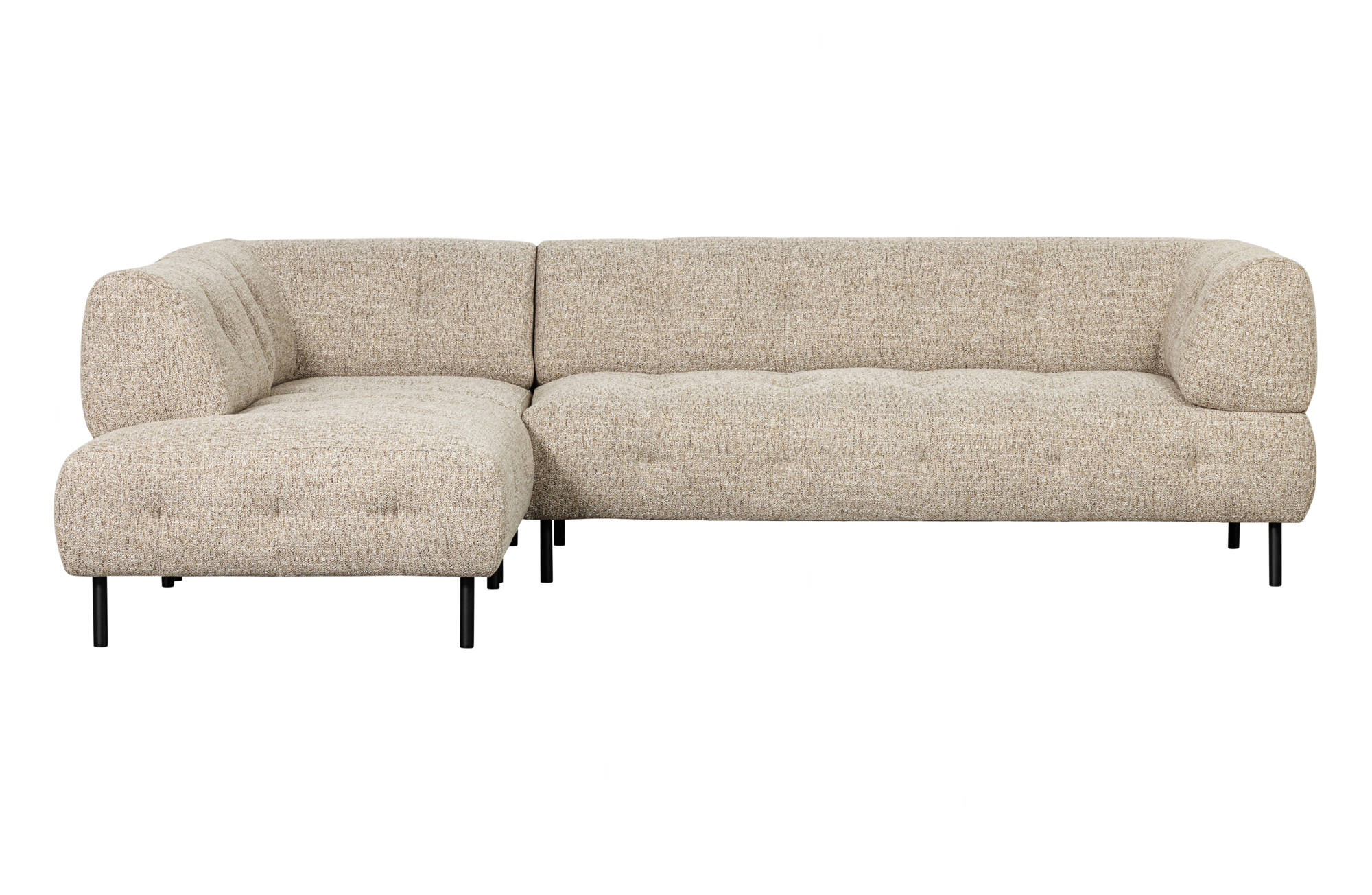 WOOOD Exclusive hoekbank Lloyd links grof geweven Lloyd hoekbank links grof geweven - Naturel